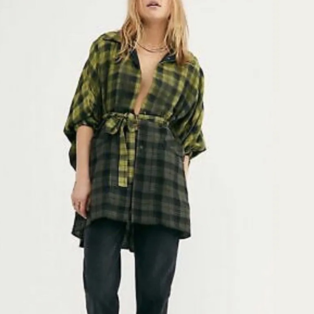 We the Free You Wish Ombré Shirt Jacket